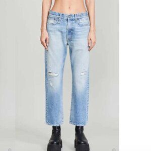R13 Boyfriend Jeans in Easton Blue Size 25